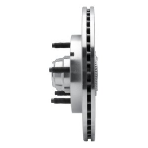 Ford F-150 Brake Rotor (1) - Front Left - R1 Concepts - Drilled & Slotted - Silver - `00-`04